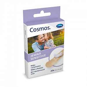 COSMOS náplasti Jemné kulaté 22mm 20ks (Sensitive) - II. jakost