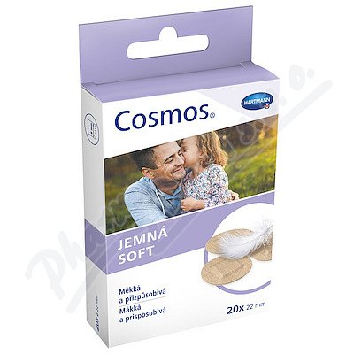 COSMOS náplasti Jemné kulaté 22mm 20ks (Sensitive) - II. jakost
