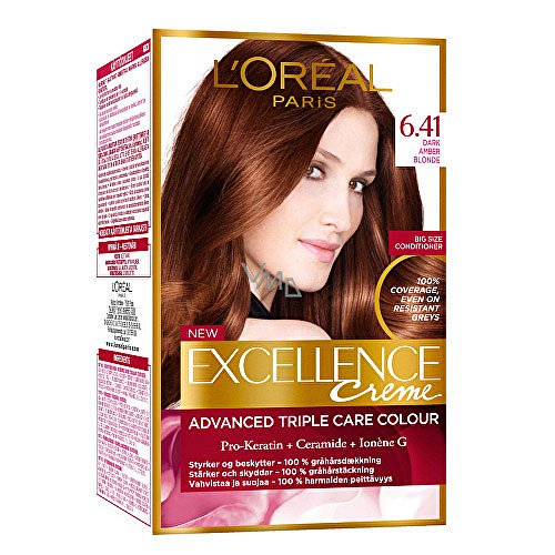 L'Oréal Paris Excellence Creme permanentní barva na vlasy 6.66 Intenzivně červená