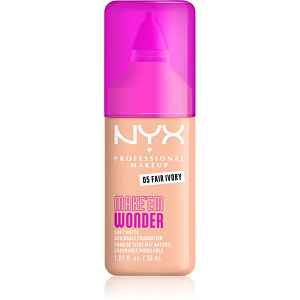 NYX Professional Makeup Make ‘Em Wonder lehký matující make-up odstín 05 Fair Ivory 30 ml