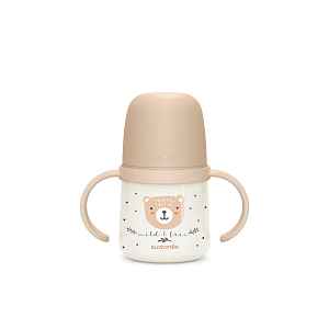Suavinex První láhev s oušky WILD&FREE 150 ml 1 ks hnědá