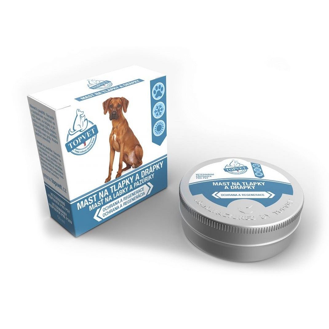 Topvet For Pets Mast na tlapky a drápky 50 ml