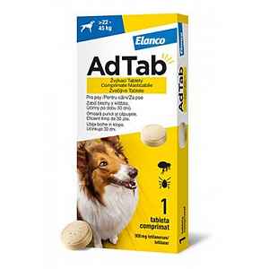 Adtab Pro Psy 900mg žvýkací Tbl. (22-45kg) 1tbl