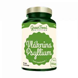 GreenFood Nutrition Vláknina Psylium 96cps