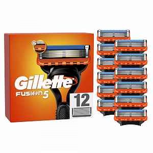 GILLETTE Fusion Manual 12ks - náhradní hlavice