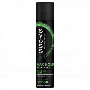 SYOSS lak na vlasy max hold 300ml zelený