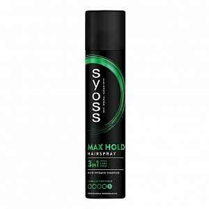 SYOSS lak na vlasy max hold 300ml zelený