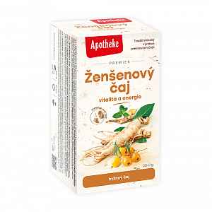 APOTHEKE Čaj ženšenový 30% 20 sáčků