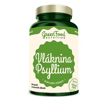 GreenFood Nutrition Vláknina Psylium 96cps