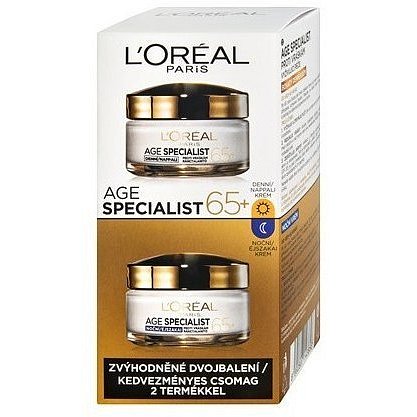 L'Oréal Paris Age Specialist 65+ sada denního a nočního krému 2 x 50 ml dárková sada