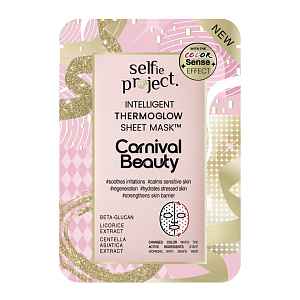 Selfie Project Pleťová maska Termoglow Carnival Beauty