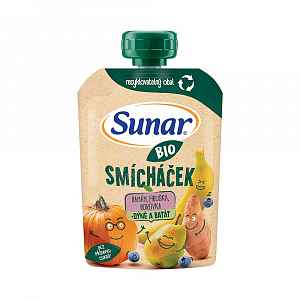 Sunar Bio Smícháček Ban/hruš/borův/dýně/batát 100g
