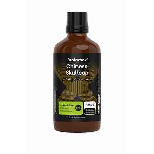 BrainMax BrainMax® Chinese Skullcap Alcohol Free Tincture, 10:1 Extract, 100 ml