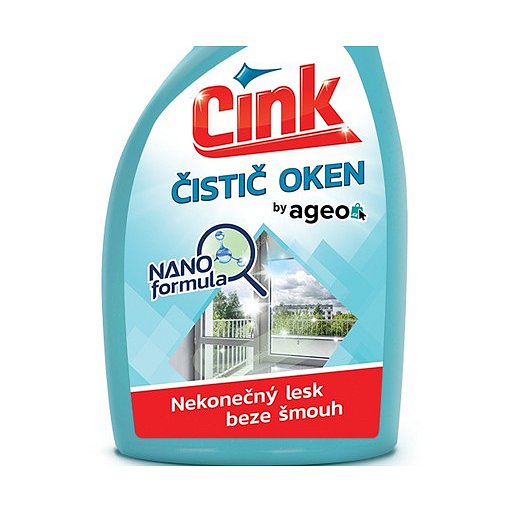 Cink čistič na okna 500 ml