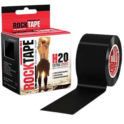 RockTape H2O kinesiologický tejp - černá