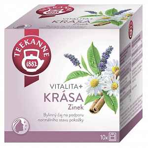 TEEKANNE Vitalita a krása čaj se zinkem 10 sáčků