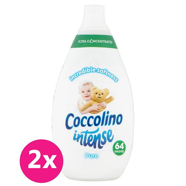 2x COCCOLINO Intense Pure aviváž 64 dávek 960 ml