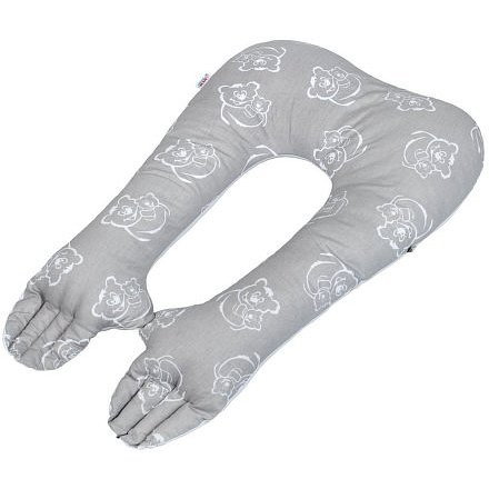 New Baby stabilizační polštářek Mevídci šedý šedá