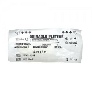 Obin. hydrofil.pletené sterilní 6cmx5m