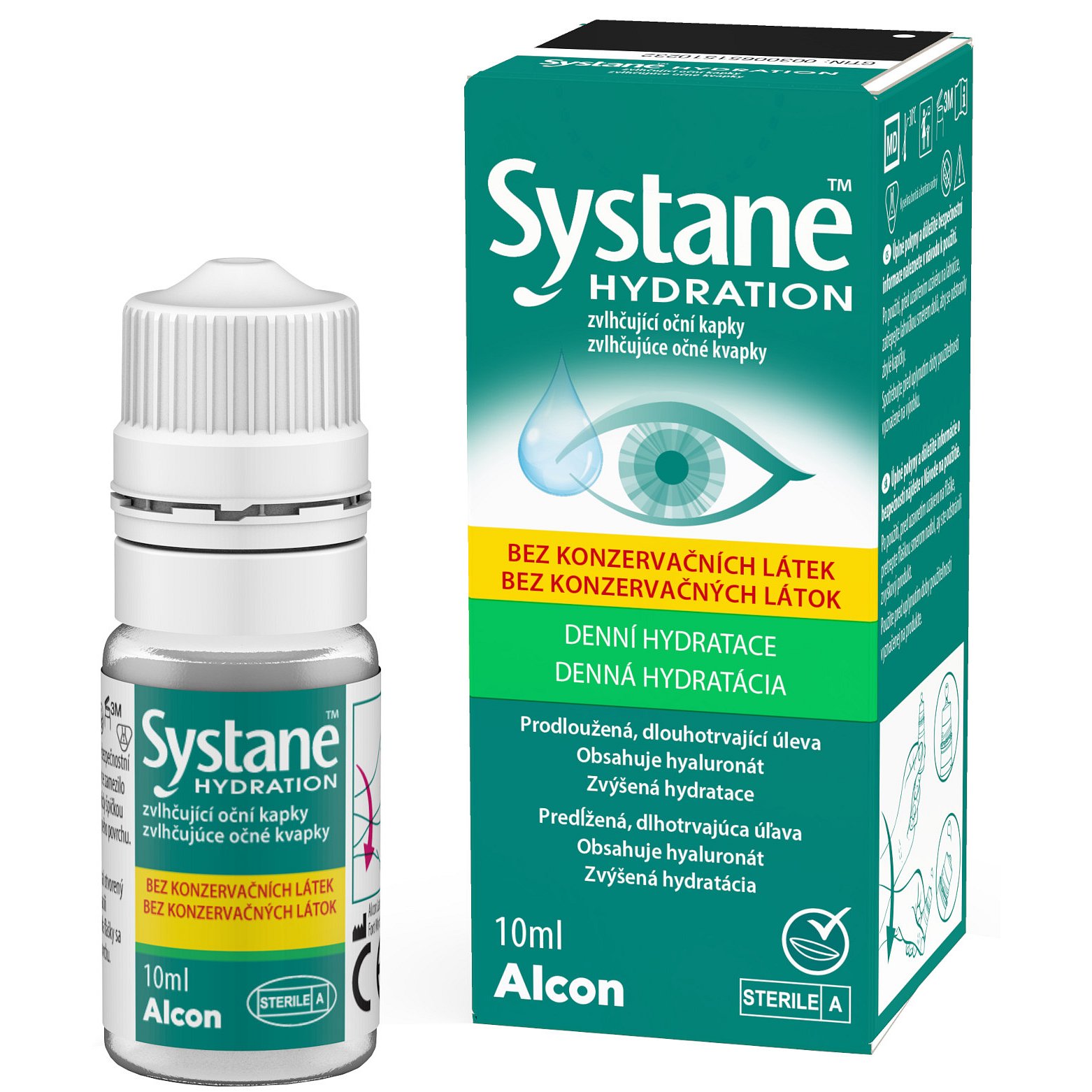 Systane™ HYDRATION Zvlhčující oční kapky bez konzervačních látek 10ml