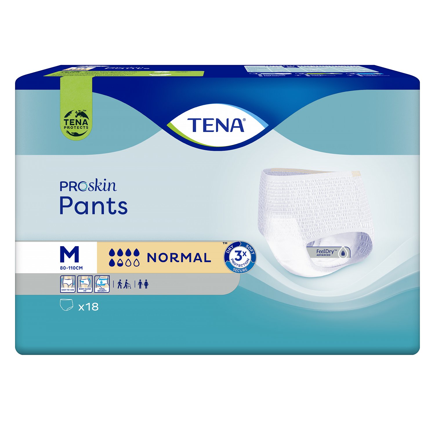 TENA Pants Normal M, 18ks