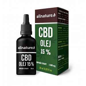 Allnature CBD olej 15% 10 ml