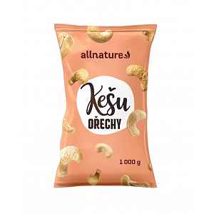 Allnature Kešu jádra 1000 g