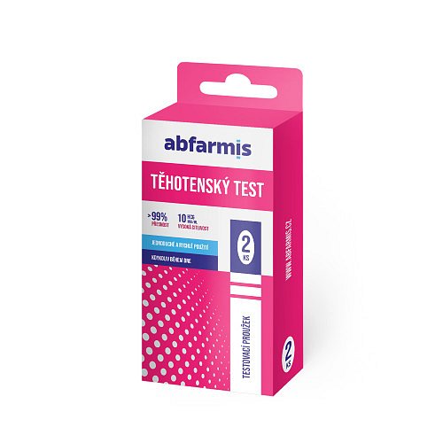 Abfarmis Těhotenský test - testovací proužky 2ks