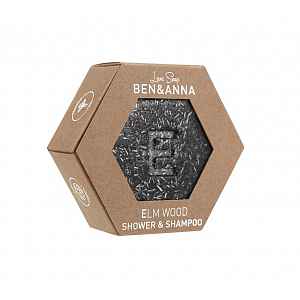 Ben & Anna Tuhý šampon a mýdlo Elm Wood 60 g