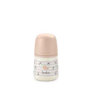 Suavinex Kojenecká láhev fyziologická BIRDIES S 150 ml 1 ks růžová