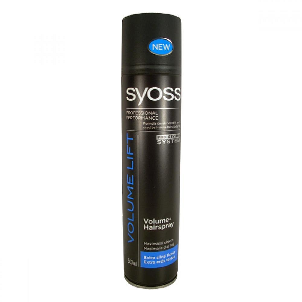 SYOSS lak na vlasy volume lift 300ml modrý