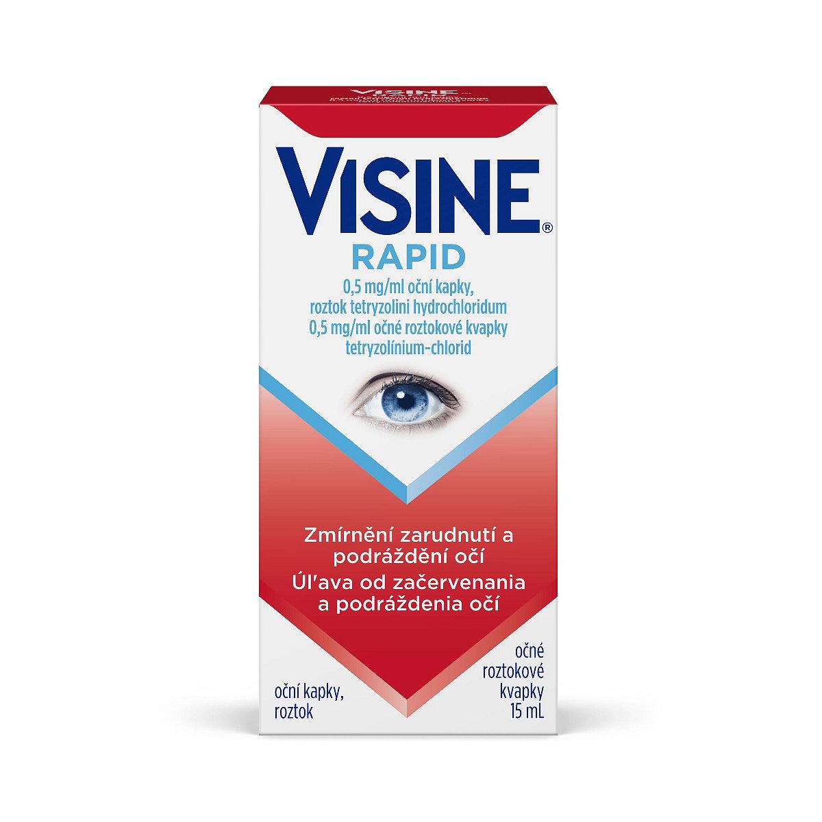 Visine Rapid 0,5 mg/ml oční kapky 15 ml