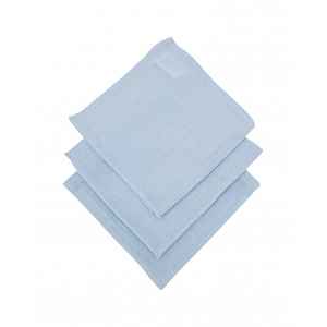 EKO Plenky mušelínové 3ks Blue 30x30 cm