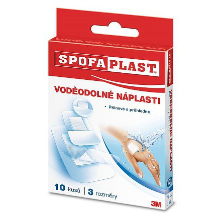 3M Spofaplast 190 Voděodolné náplas.různé vel.10ks