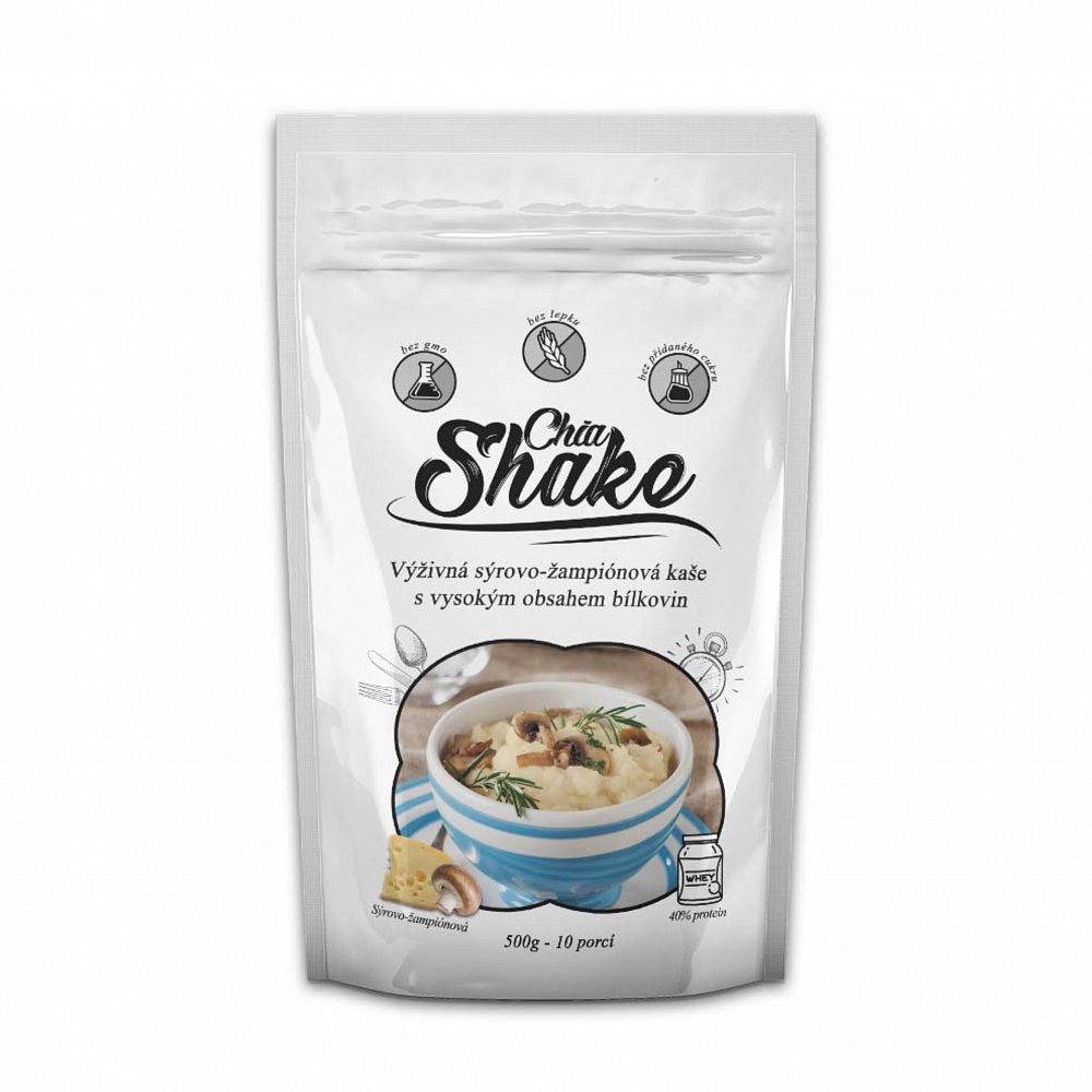 CHIA SHAKE Proteinová kaše Sýrovo-žampionová 500 g