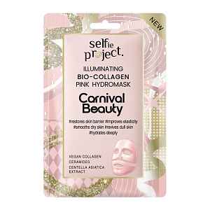 Selfie Project Rozjasňující pleťová maska Carnival Beauty