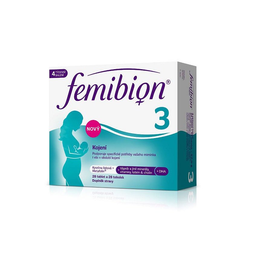 Femibion 3 Kojení 28 tablet + 28 tobolek