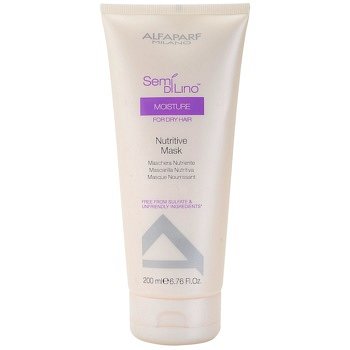 Alfaparf Milano Semi di Lino Moisture vyživující maska pro suché a poškozené vlasy  200 ml