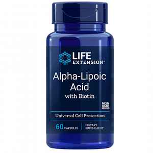 Alpha-Lipoic Acid with Biotin - 60 kapslí