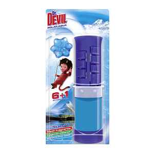 Dr. Devil WC bodový blok Polar Aqua 45 ml