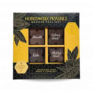 HoneyMix Medové pralinky plněné medem a ořechy 4x12 g