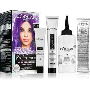 L’Oréal Paris Préférence Meta Vivids semipermanentní barva na vlasy odstín 9.120 Meta Lilac 1 ks