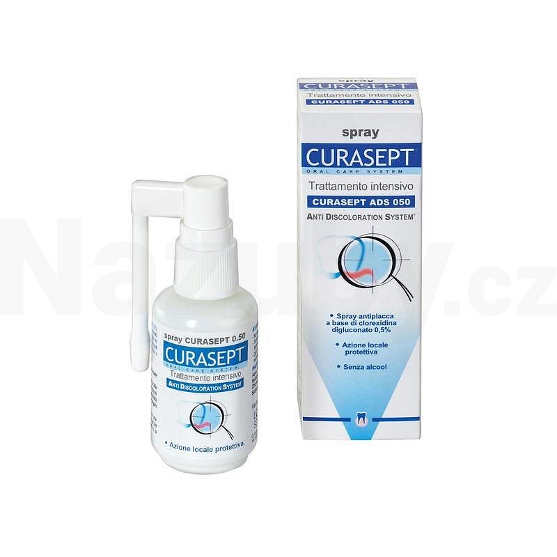 Curasept sprej ADS 050 - bez alkoholu, s patentovaným systémem ADS® 30ml