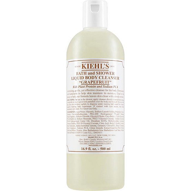 Kiehl´s Čisticí sprchový gel Grapefruit  1000 ml