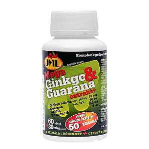 Jml Mega Ginkgo Guarana+ Tbl.60+30 Zdarma