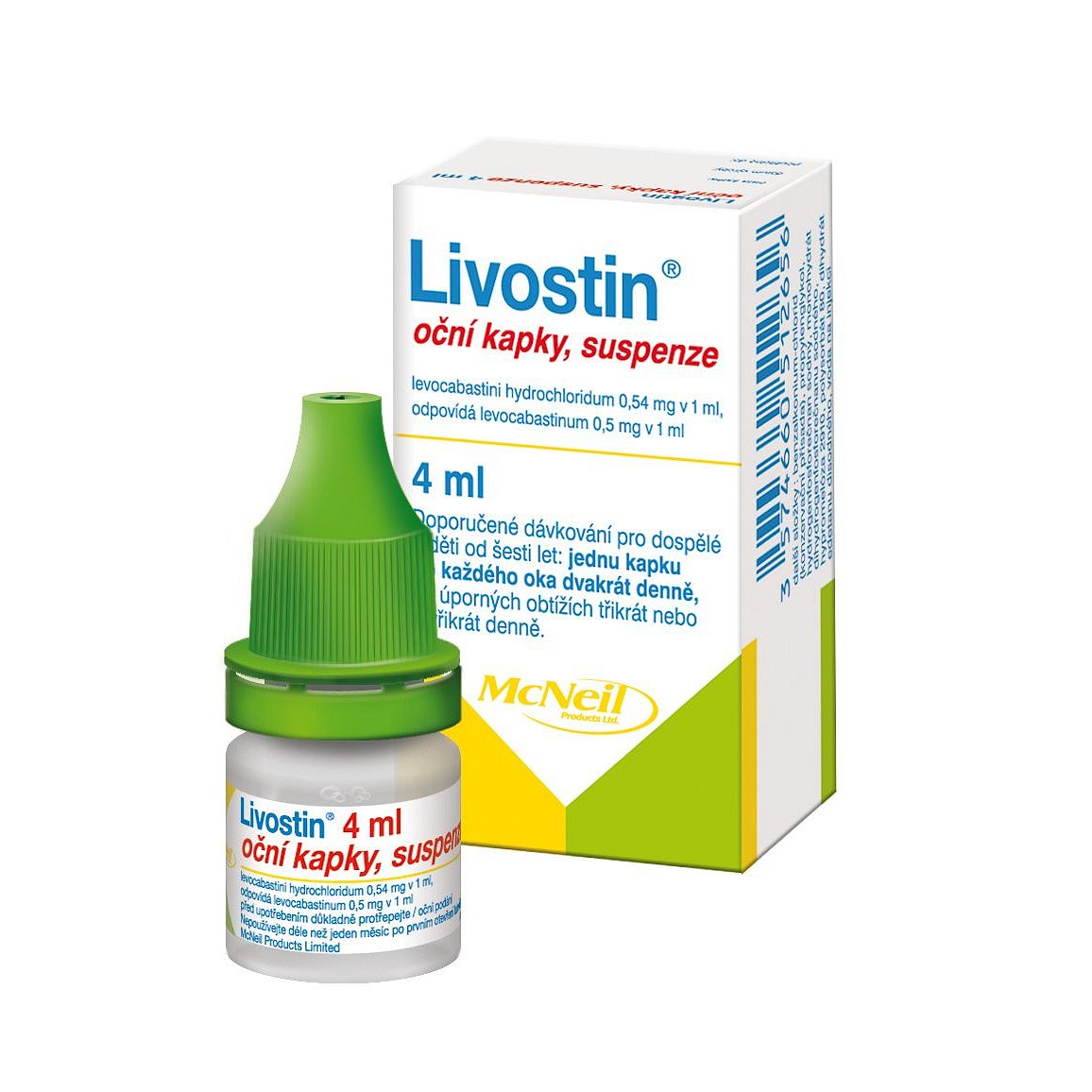 Livostin oční kapky 4 ml