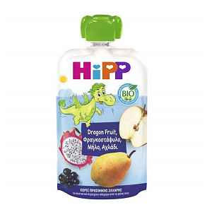 HiPP BIO 100% ovoce Jabl-Hruš-Dračí ov.-Rybíz 100g