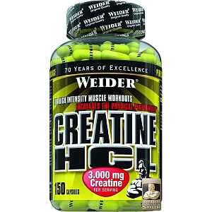 Weider, Creatine HCL, 150 kapslí