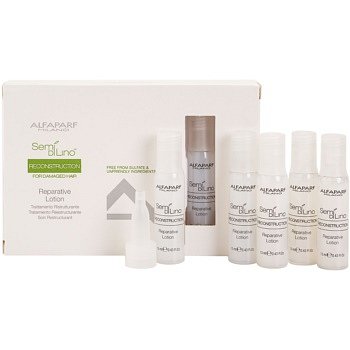 Alfaparf Milano Semi di Lino Reconstruction for Damaged Hair regenerační kúra pro poškozené vlasy  6 x 13 ml