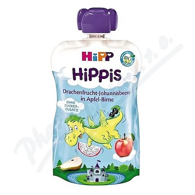 HiPP BIO 100% ovoce Jabl-Hruš-Dračí ov.-Rybíz 100g